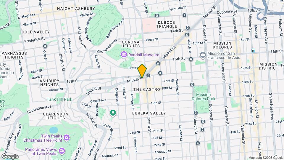 2425 Market St Mapa y Detalles de la Ubicación