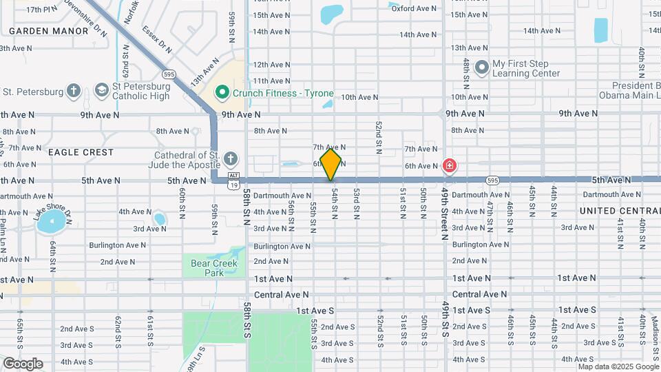 5408 5th Ave N Map and Location Details