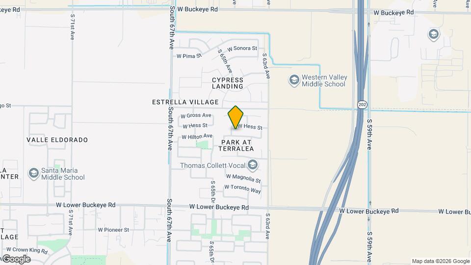 6350 W Hilton Ave Map and Location Details