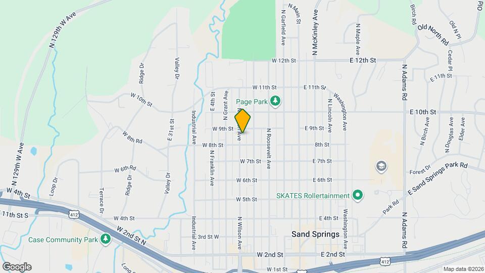 815 N Wilson Ave Map and Location Details