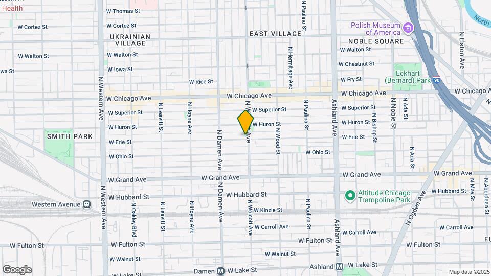 1902 W Erie St Map and Location Details