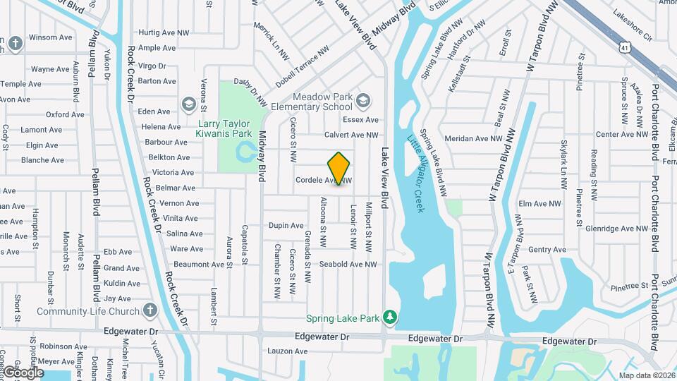 820 Springview Ave NW Map and Location Details