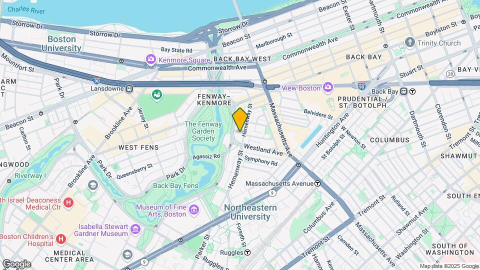 73 Hemenway St, Unit 02 Mapa y Detalles de la Ubicación