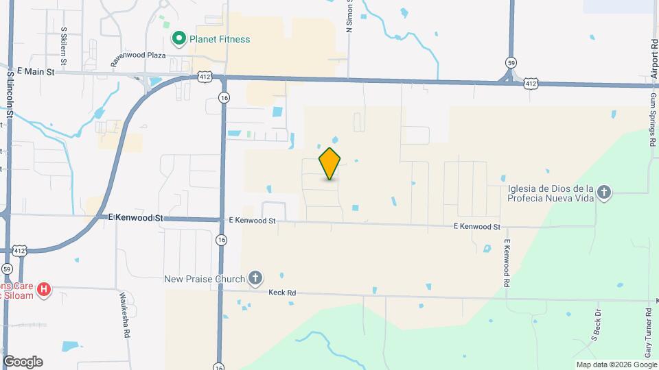 3309 E Jacob Ln Map and Location Details