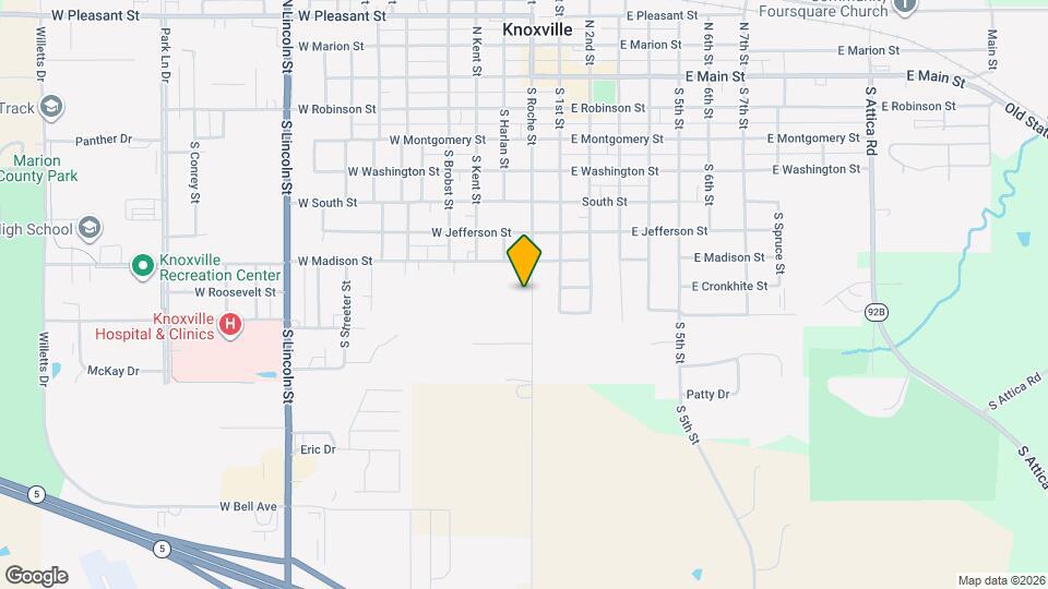 806 S Roche St Map and Location Details