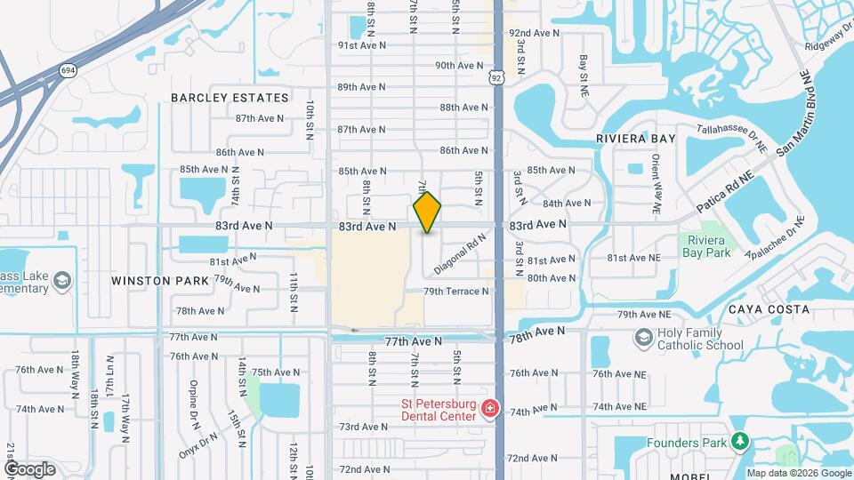 8211 7th St N Map and Location Details