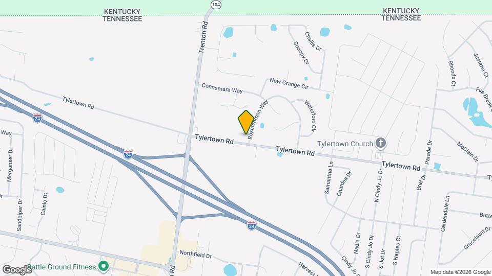 3800 Roscommon Way Map and Location Details