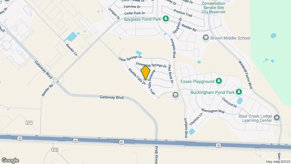 3104 Marble Falls Dr Map and Location Details