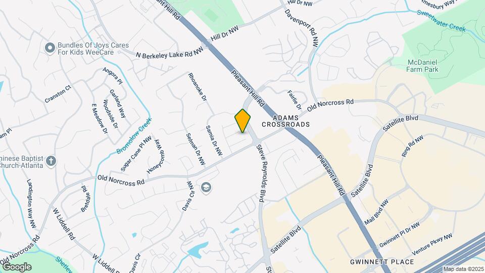 3611 Gainesway Trace Map and Location Details