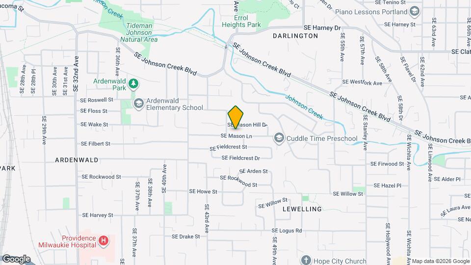4587 SE Mason Ln Map and Location Details