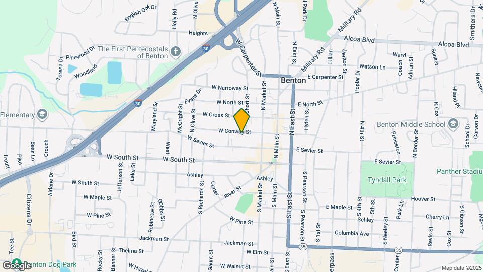 316 W Conway St Map and Location Details