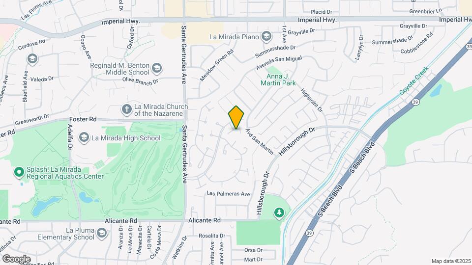 15921 Alta Vista Dr Map and Location Details