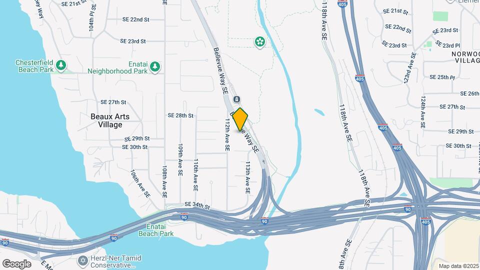 2831 Bellevue Way SE Map and Location Details