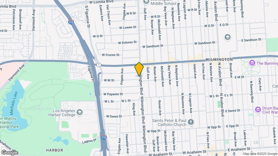 1301 N Wilmington Blvd Map and Location Details