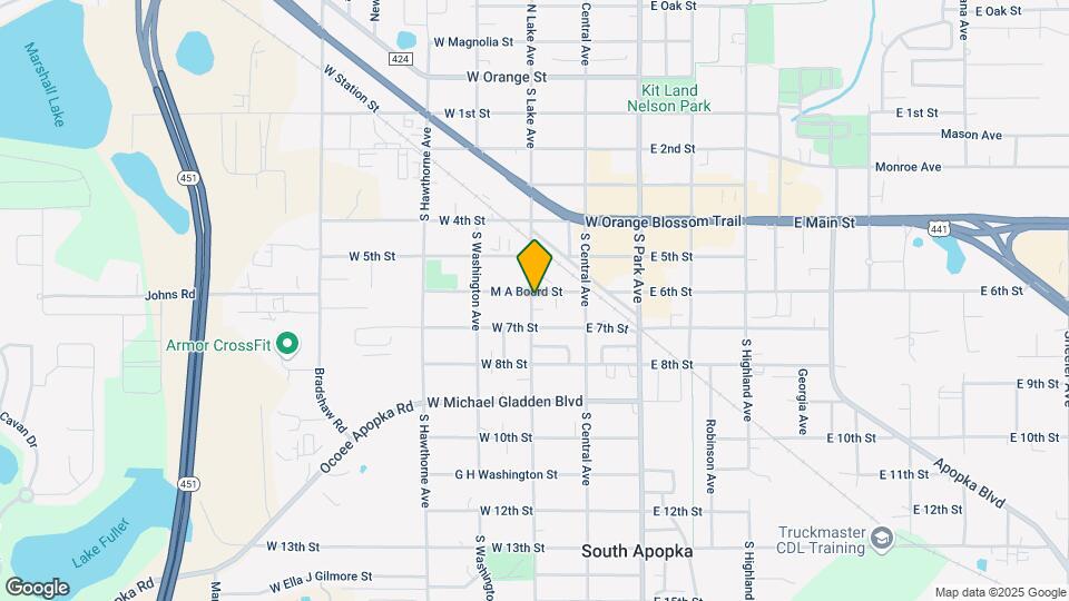 615 Marvin C Zanders Ave Mapa y Detalles de la Ubicación