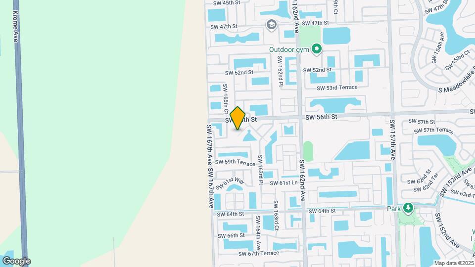 16487 SW 56th Terrace Map and Location Details