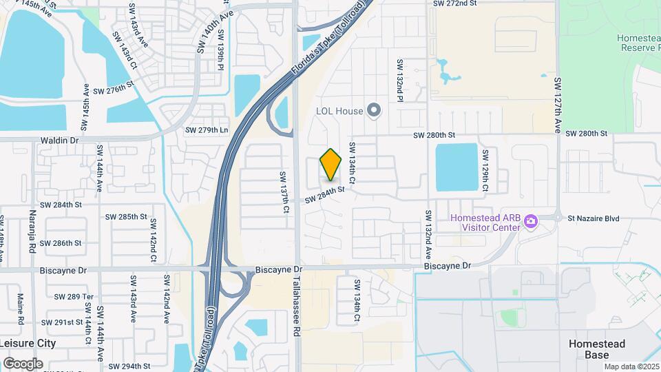 13485 SW 284th St Map and Location Details