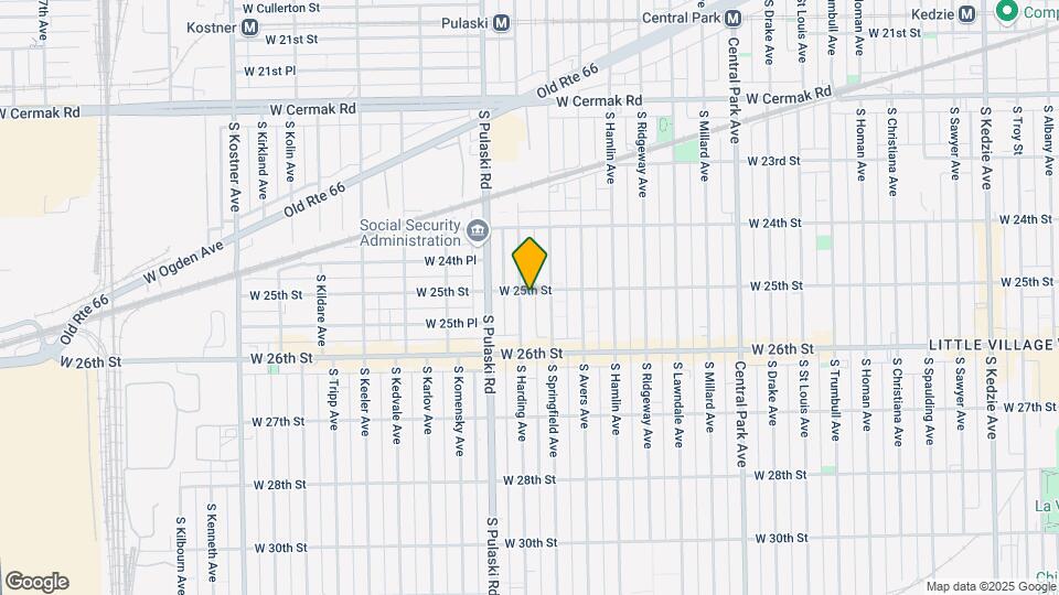 2505 S Harding Ave, Unit 1 Mapa y Detalles de la Ubicación