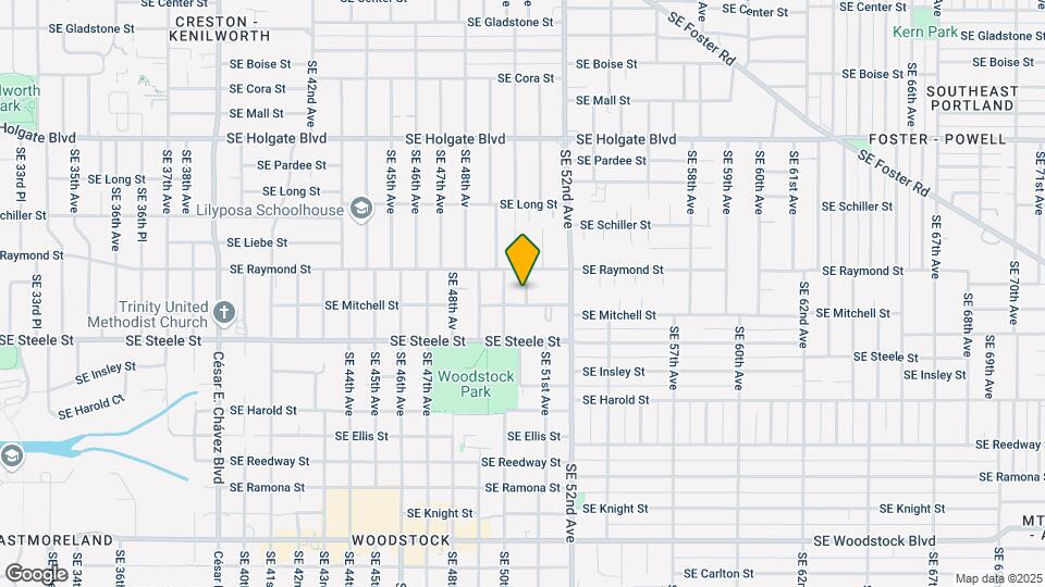 5105 SE 51st Ave Map and Location Details
