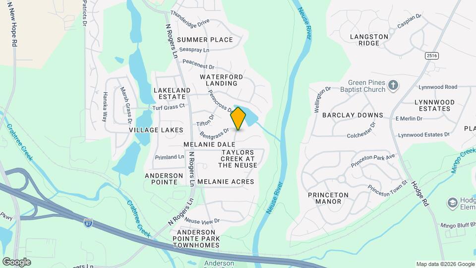 5500 Bentgrass Dr Mapa y Detalles de la Ubicación