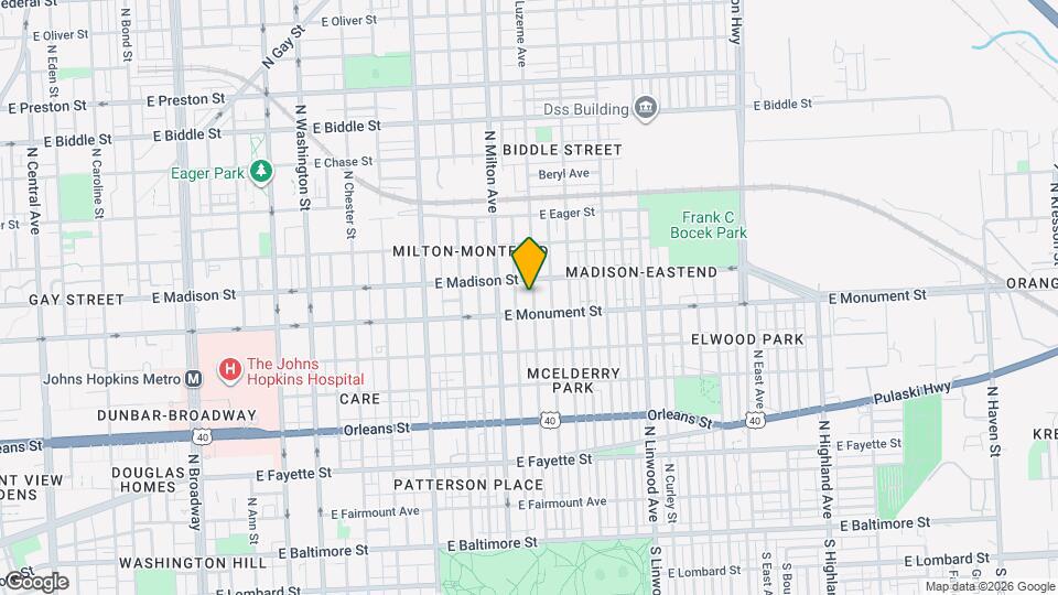 710 N Luzerne Ave Mapa y Detalles de la Ubicación