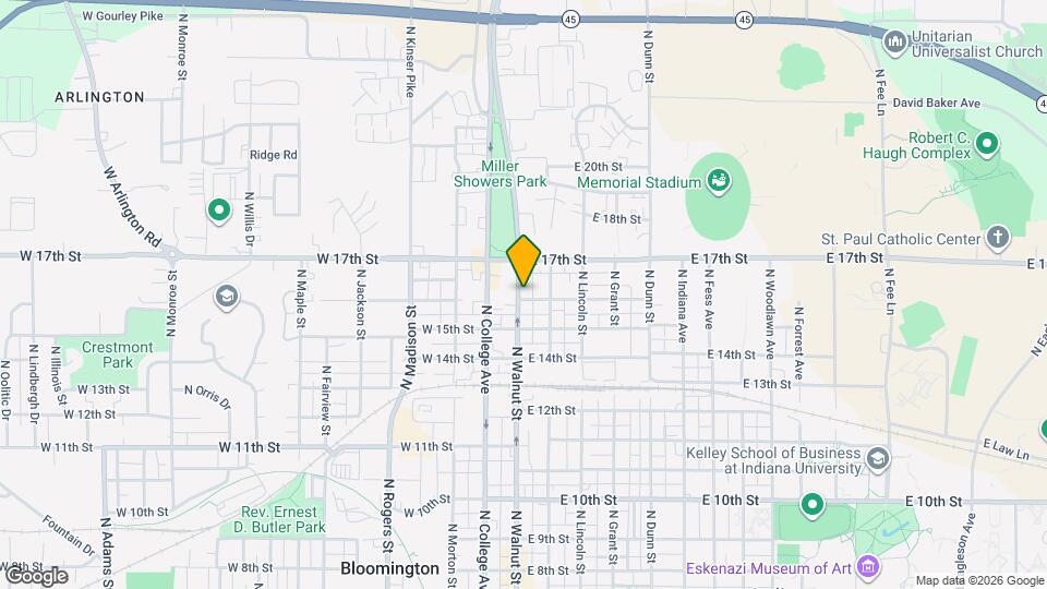 1200 N Walnut St Map and Location Details