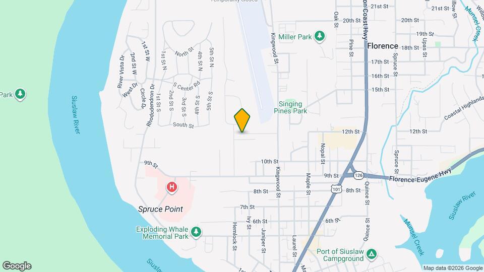 1150 Hemlock St Map and Location Details