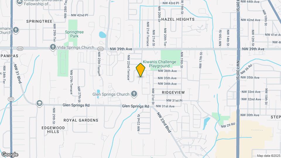 3431 NW 21st Dr Mapa y Detalles de la Ubicación