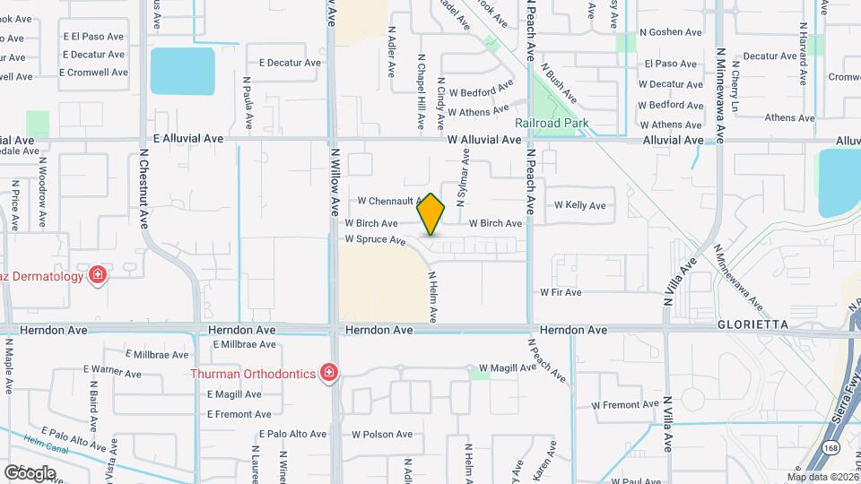 580 N Adler Ave Map and Location Details
