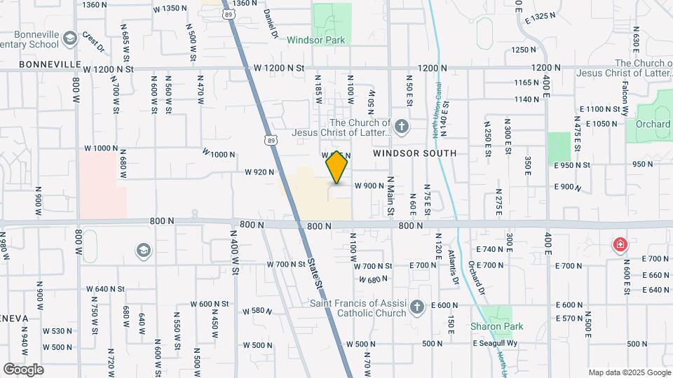 129 W 905 N Map and Location Details