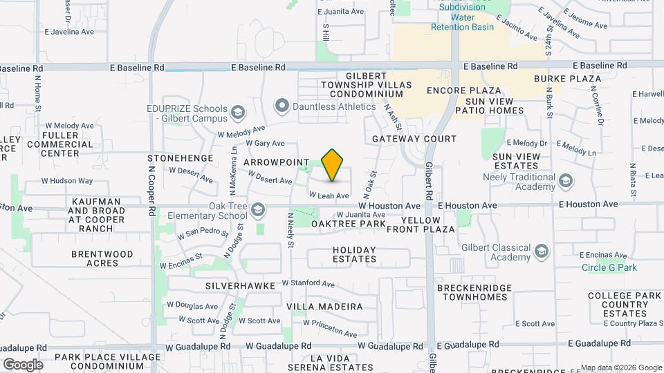 279 W Desert Ave Map and Location Details