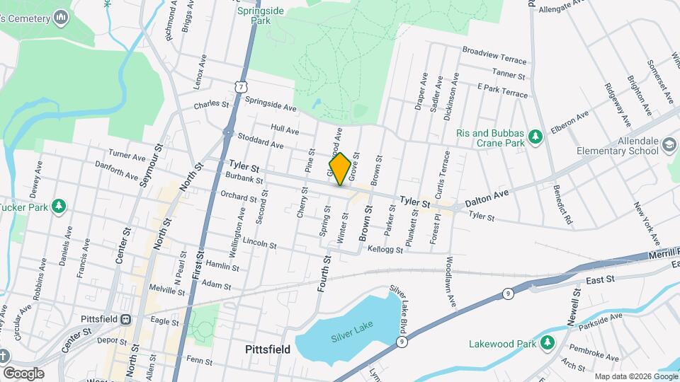 448 Tyler St, Unit 1st floor Map and Location Details