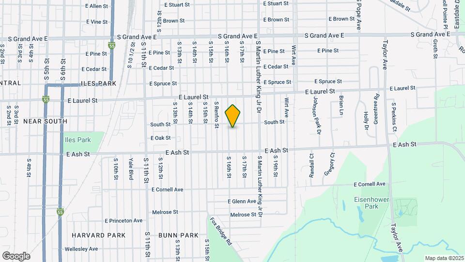 1914 S 16th St Map and Location Details