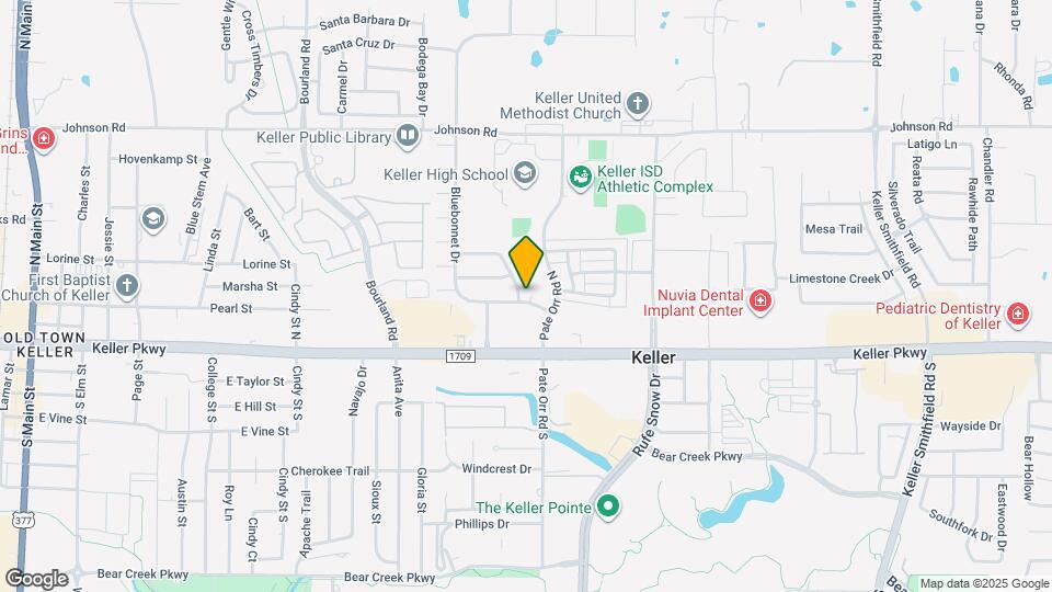 801 Bluebonnet Dr Map and Location Details