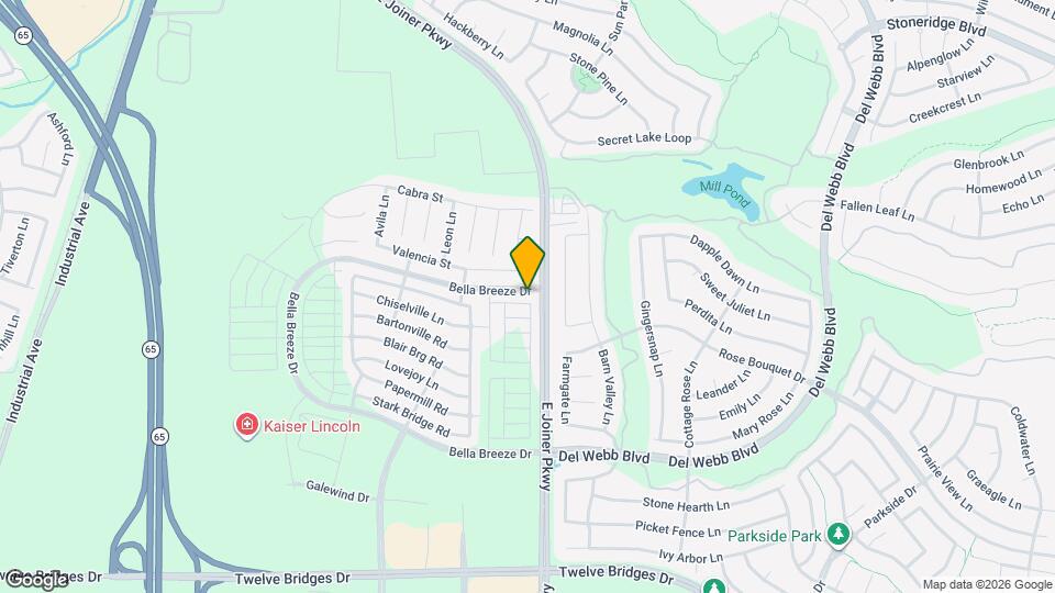 2061 Comstock Ln Mapa y Detalles de la Ubicación