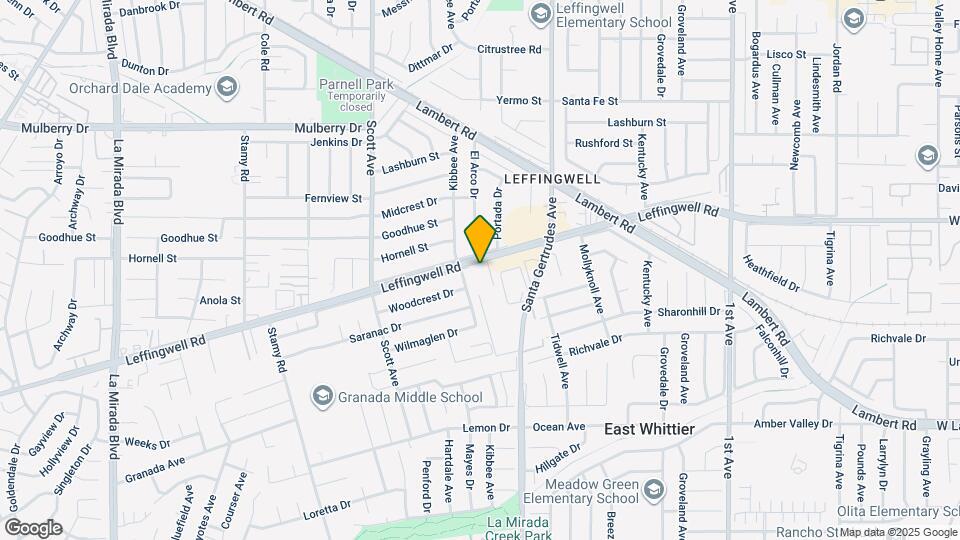 15620 Leffingwell Rd Mapa y Detalles de la Ubicación