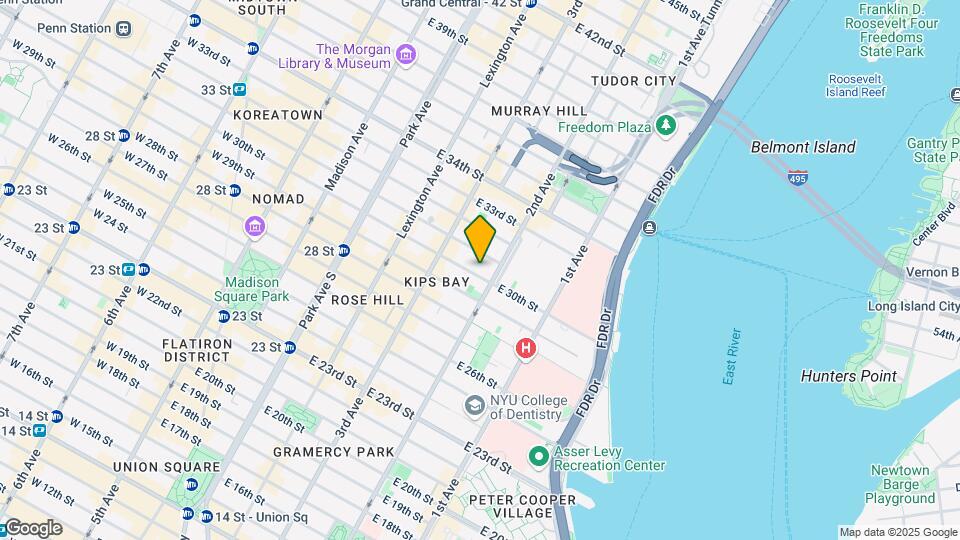 245 E 30th St Mapa y Detalles de la Ubicación