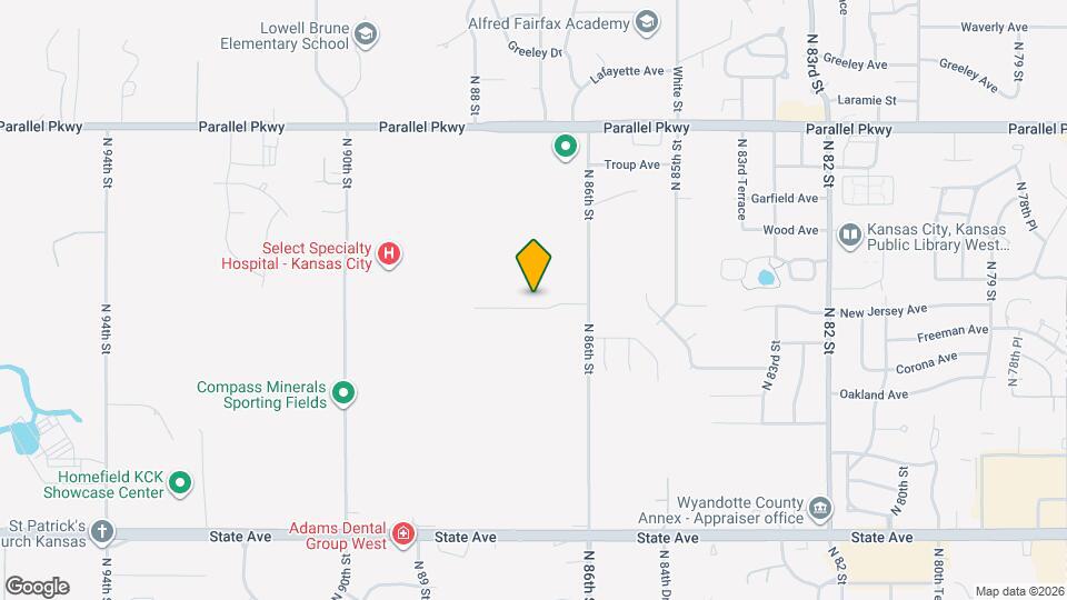 8622 Walker Ave Map and Location Details