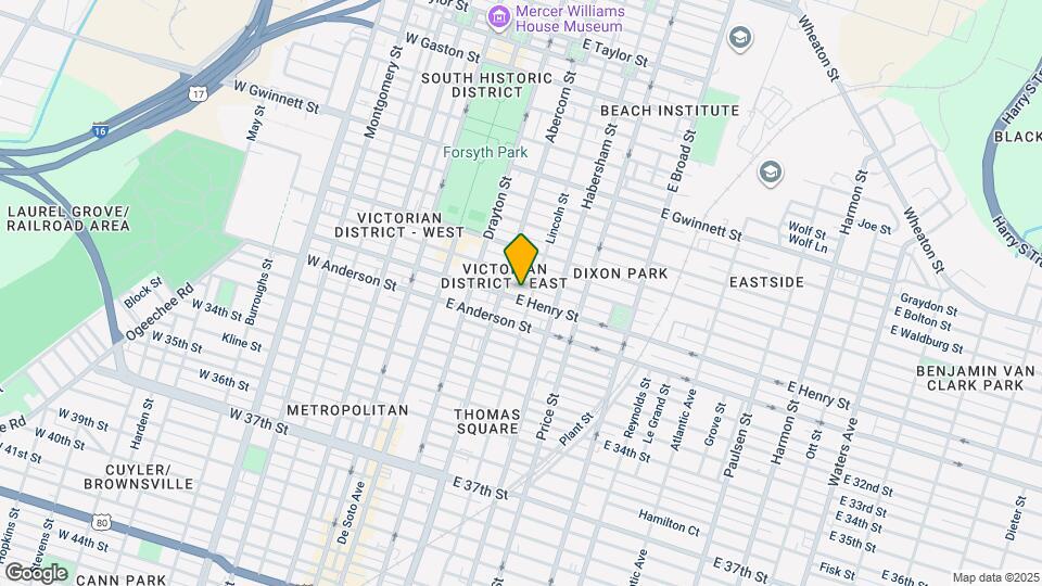 218 E Henry St Map and Location Details