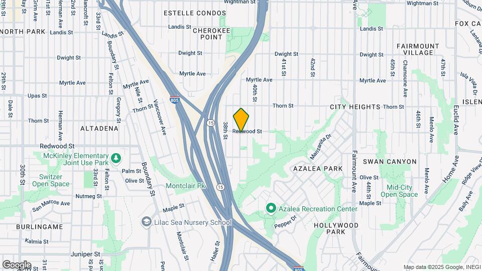 3091-3095 39th St Map and Location Details