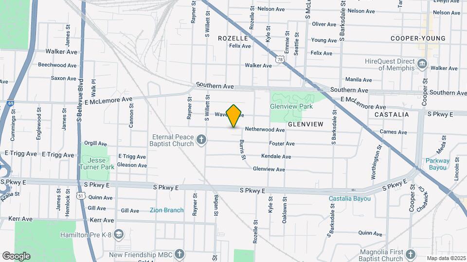 1629 Netherwood Ave Map and Location Details