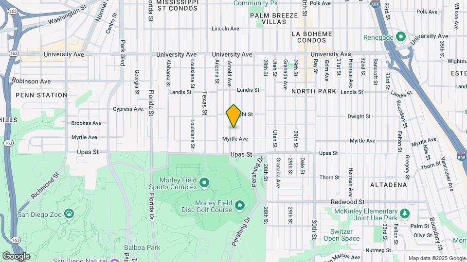 3529 Arnold Ave Mapa y Detalles de la Ubicación