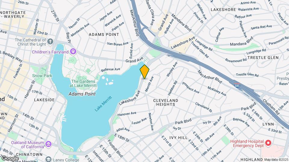 2300 Lakeshore Ave Map and Location Details