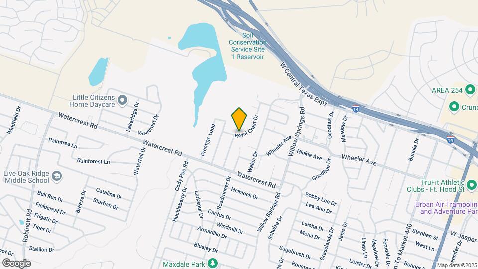 1235 Royal Crest Dr Map and Location Details
