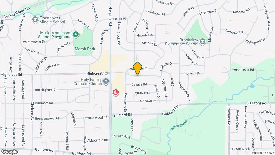 4705 Highcrest Rd Map and Location Details