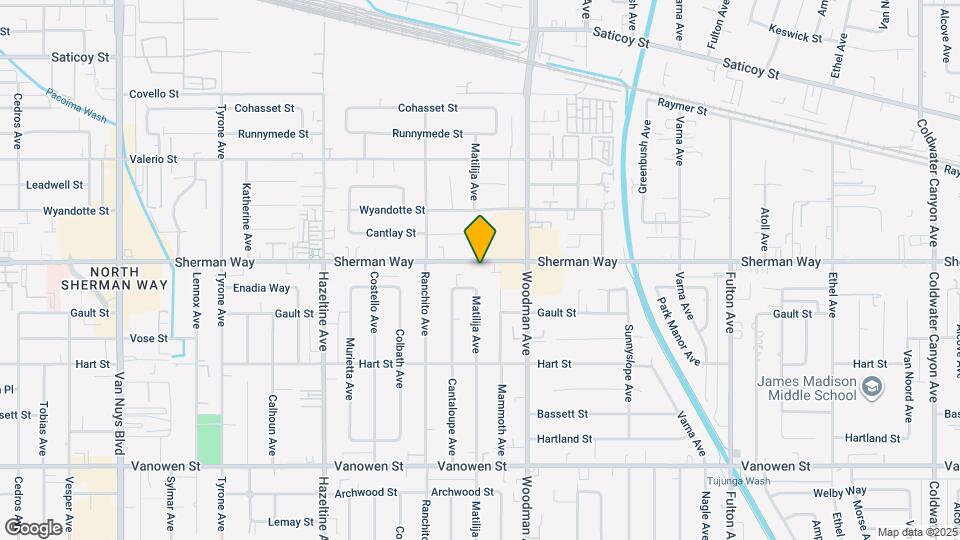 13760 Sherman Way, Unit 6 Map and Location Details