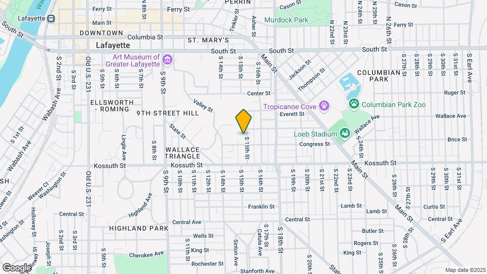 502-524 S 15th Street Map and Location Details