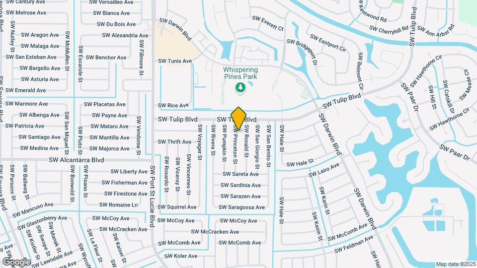 3449 SW Princeton St Map and Location Details