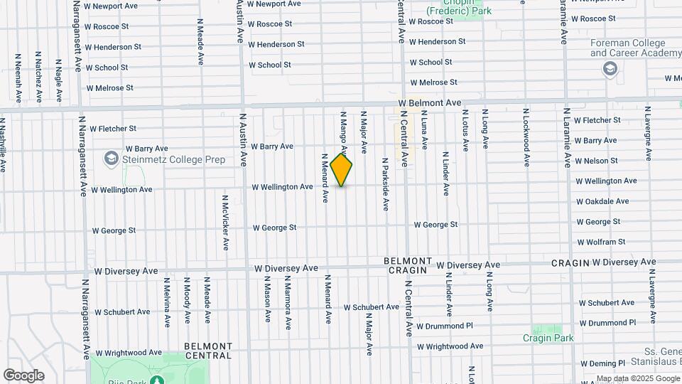 5745 W Wellington Ave Map and Location Details