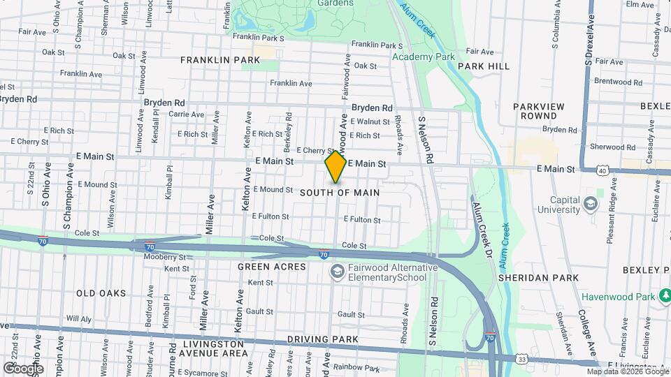 533 Fairwood Ave Map and Location Details